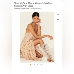 Show Me Your MuMu Caroline Cheetah Maxi Dress